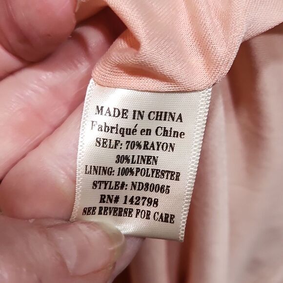 EUC New In Blush Pink Lined Mini Sundress - Picture 7 of 7